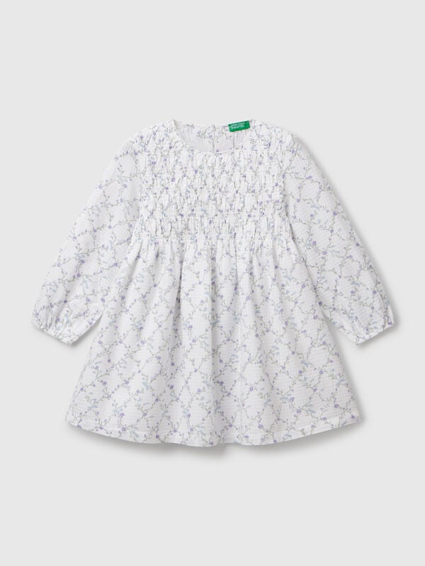 Blumenkleid aus Baumwolle Mädchen